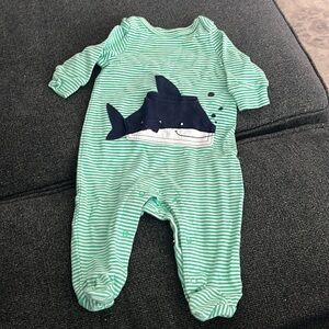Gap whale onesie with feet